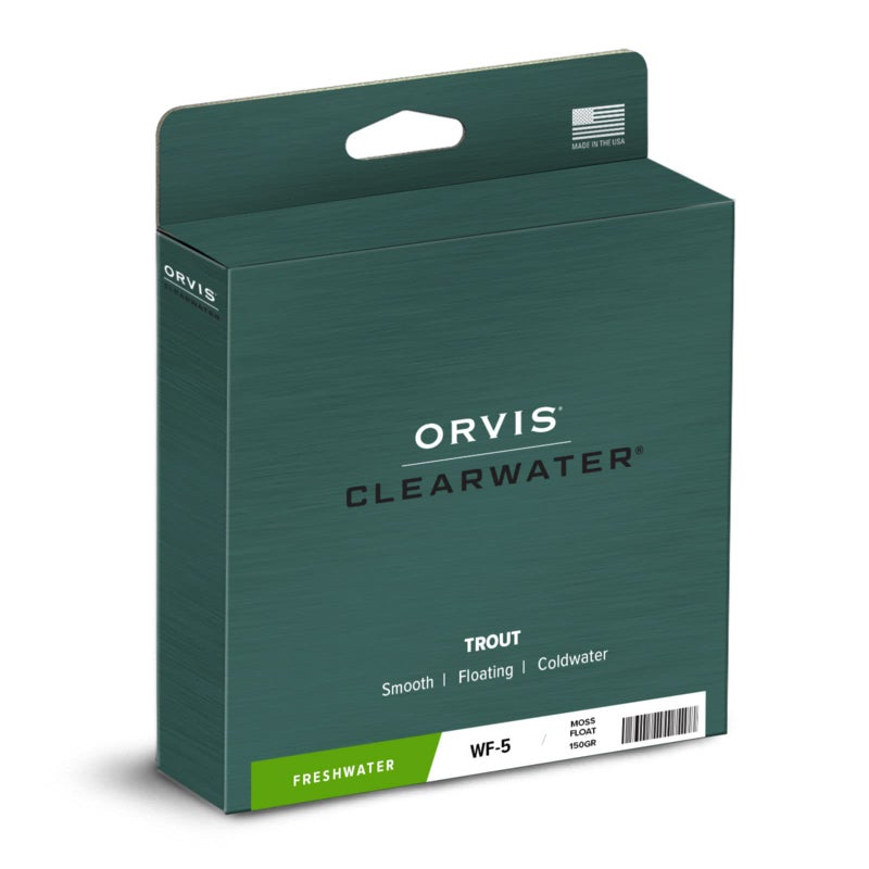 Orvis Clearwater Fly Line - Versatile 90-Foot Weight Forward 3-9WT Fly Fishing Line with Welded Loop, Multifilament Core, Moss - 8 - Image 1